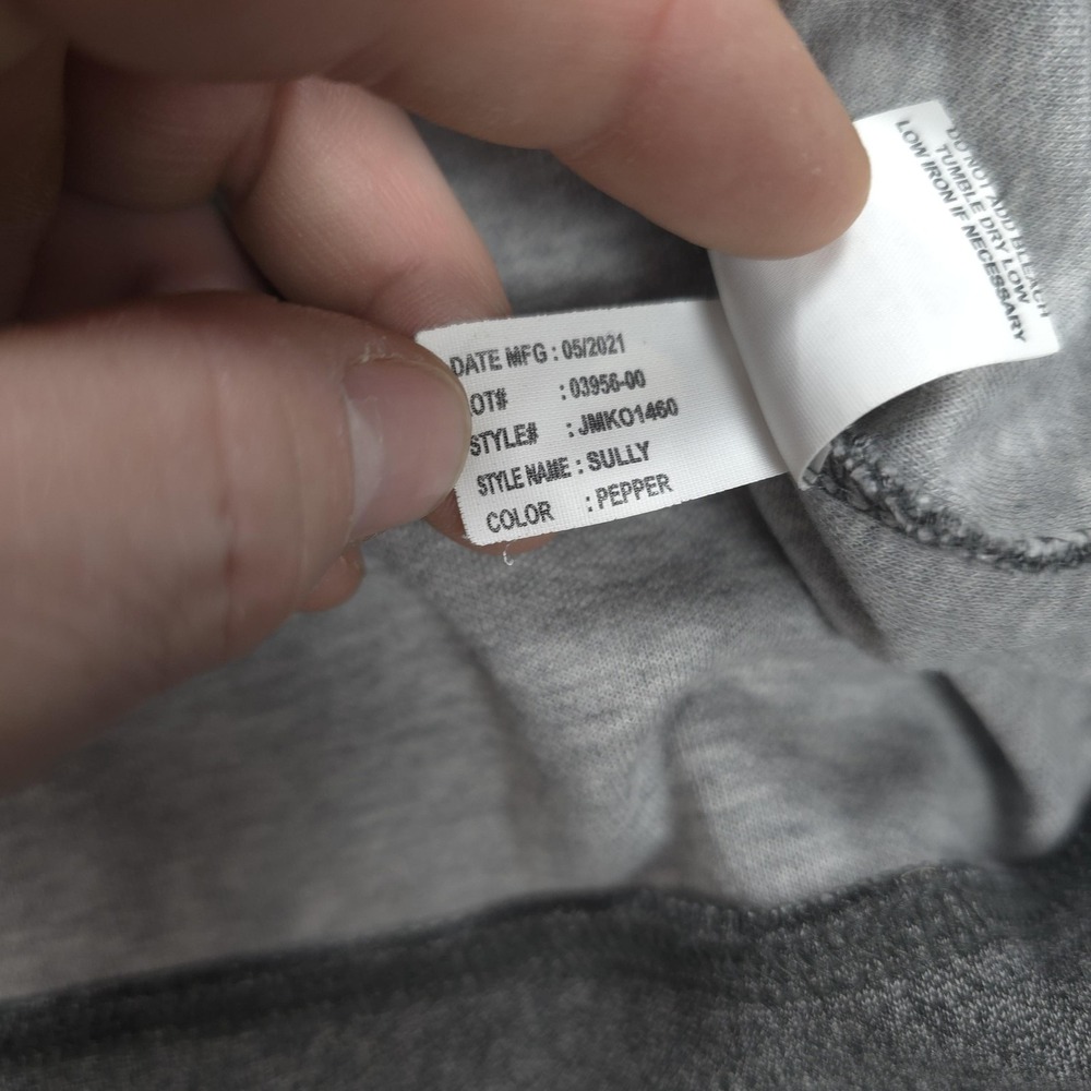 Johnnie O Sweater Mens Medium Gray Sully 1/4 Zip Mock Neck Pullover Casual Golf - Picture 4 of 11